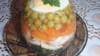 Рецепт Заливного в чашечках