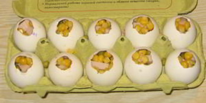 Рецепт заливного яйца фаберже