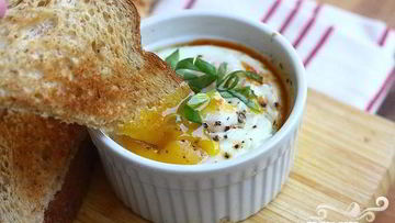 Рецепт Запеченных яиц в томатном соусе