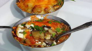Рецепт Баклажанового жульена