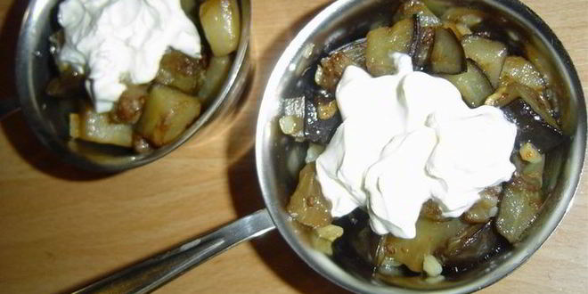 Рецепт баклажанового жульена