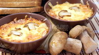 Рецепт Жульена из белых грибов