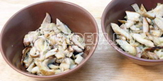 Рецепт жульена из белых грибов