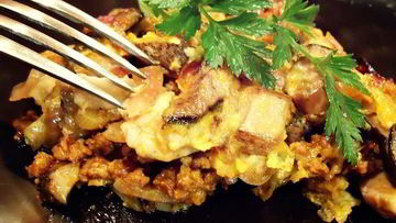 Рецепт Жульена с фаршем и грибами