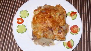 Рецепт Жульена с фаршем