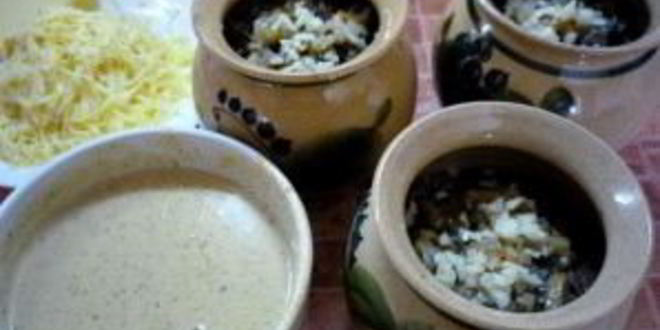 Рецепт жульена с картошкой и грибами