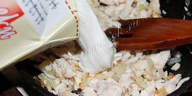 Рецепт жульена с курицей