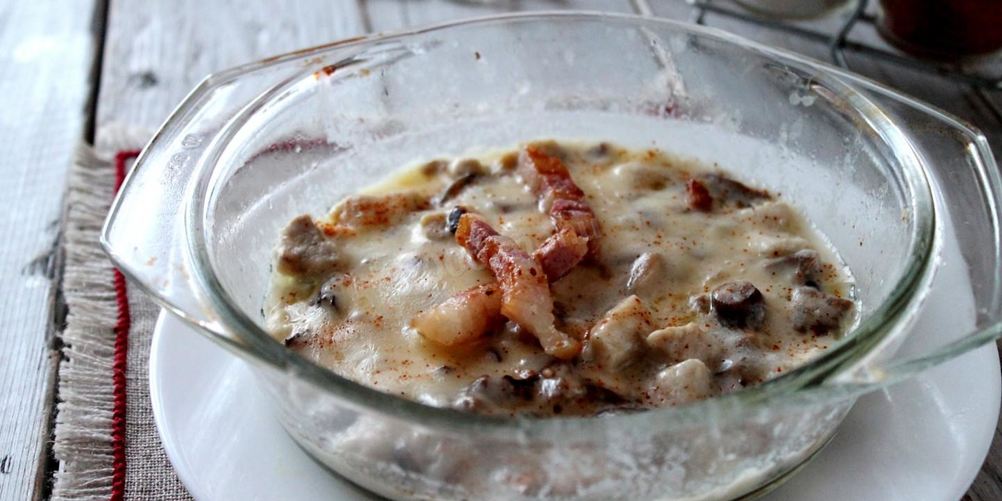 Как приготовить жульена со свининой и грибами