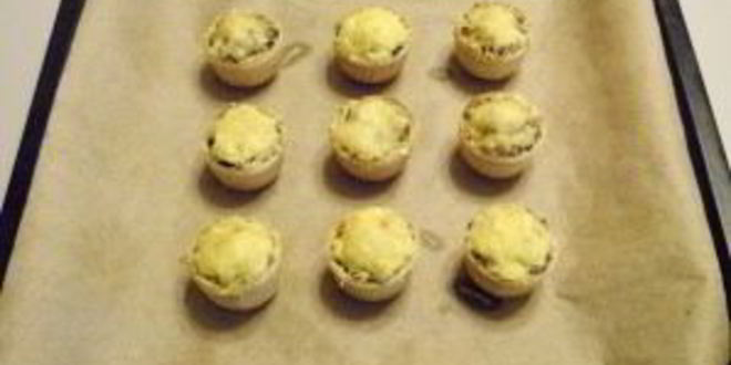 Рецепт жульена в тарталетках с грибами