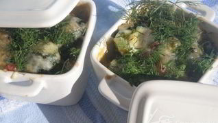 Рецепт Жюльена из брокколи и грибов