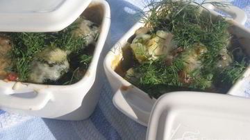 Рецепт Жюльена из брокколи и грибов