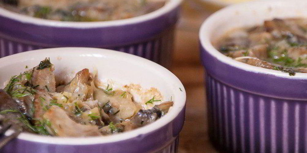 Как приготовить жюльена из индейки и грибов