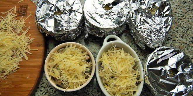 Рецепт жюльена из индейки и грибов