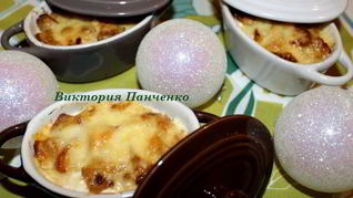 Рецепт Жюльена из крабов с белыми грибами