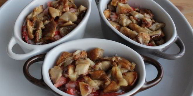 Рецепт жюльена из крабов с белыми грибами