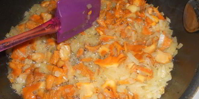 Рецепт жюльена из лисичек