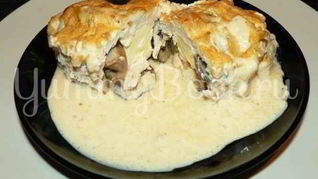 Рецепт Жюльена с куриным филе и грибами