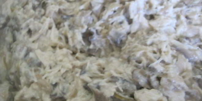 Рецепт жюльена с курицей и грибами в булочке