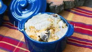 Рецепт Жюльена с курицей и шампиньонами